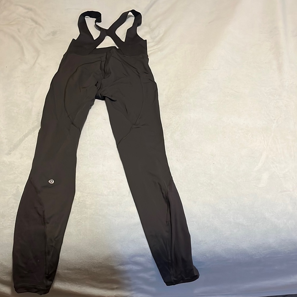 Lululemon Set Challenger Tight Jumpsuit Gray NEW